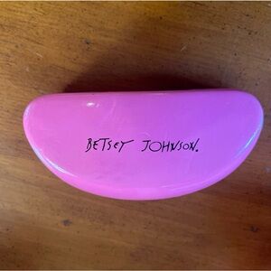Betsey Johnson Pink Sunglasses Case